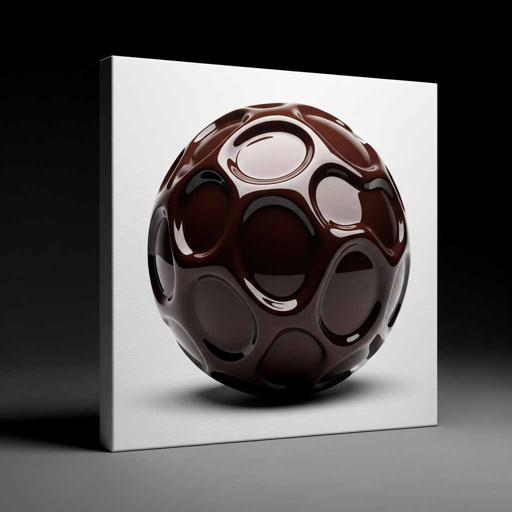 Canvas Print — Chocolate Sphere